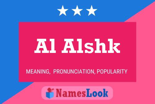 ملصق اسم Al Alshk