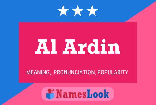 ملصق اسم Al Ardin