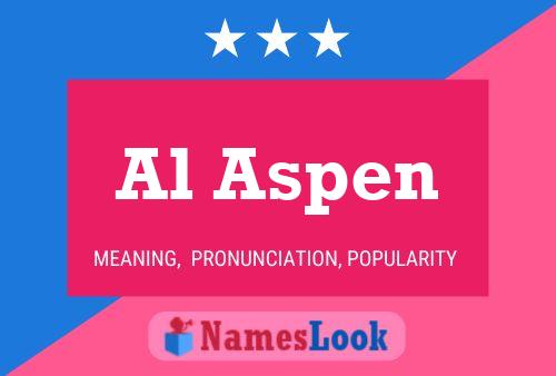 ملصق اسم Al Aspen