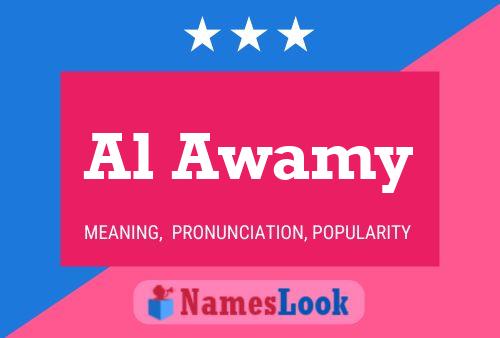 ملصق اسم Al Awamy