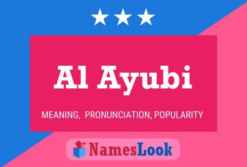 ملصق اسم Al Ayubi