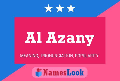 ملصق اسم Al Azany