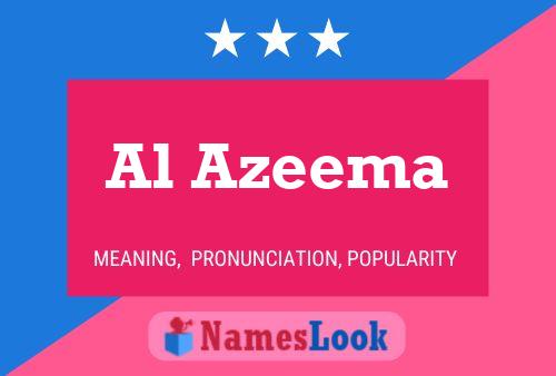 ملصق اسم Al Azeema