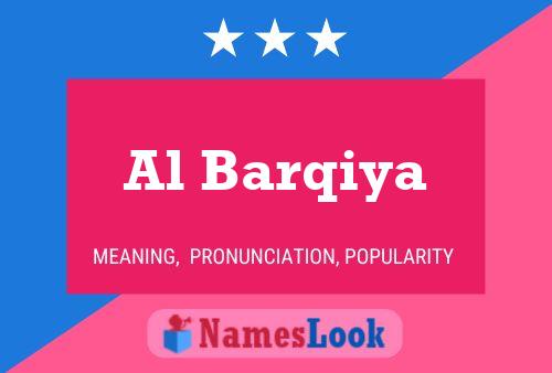 ملصق اسم Al Barqiya