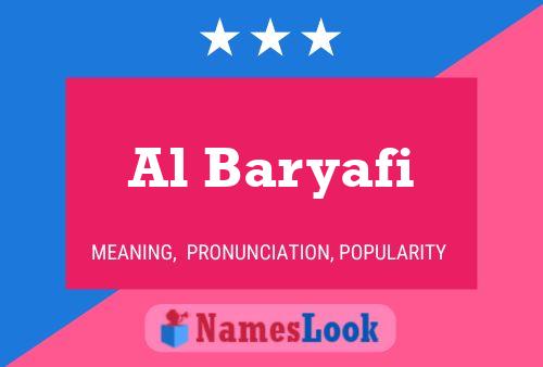 ملصق اسم Al Baryafi