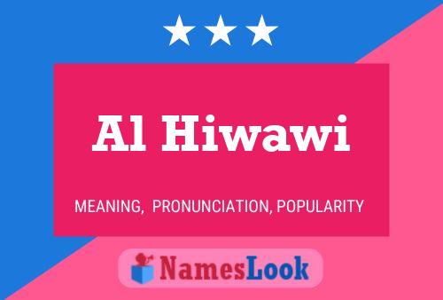 ملصق اسم Al Hiwawi