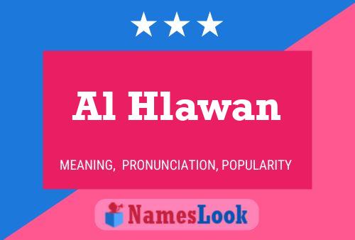 ملصق اسم Al Hlawan