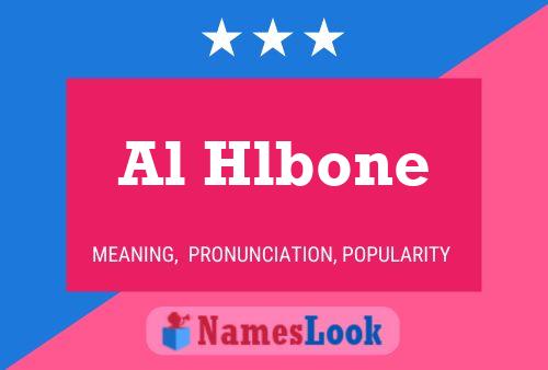 ملصق اسم Al Hlbone