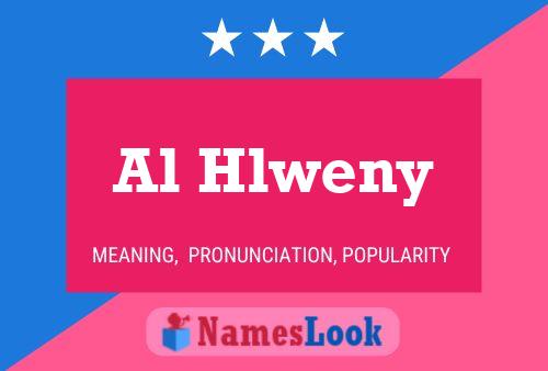 ملصق اسم Al Hlweny