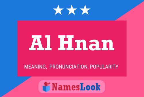 ملصق اسم Al Hnan