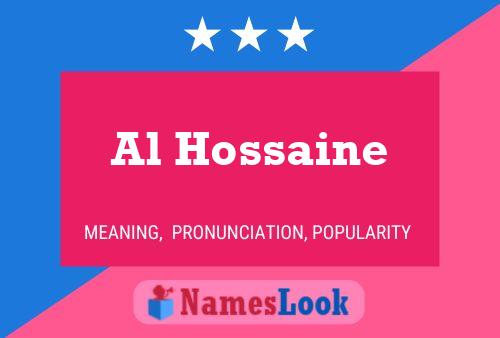 ملصق اسم Al Hossaine