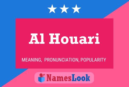 ملصق اسم Al Houari