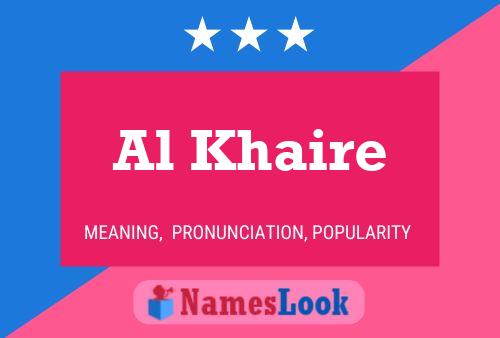 ملصق اسم Al Khaire