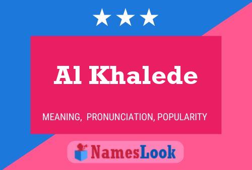 ملصق اسم Al Khalede