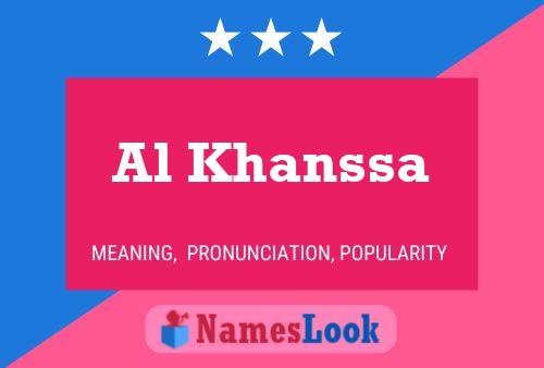 ملصق اسم Al Khanssa