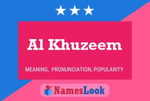 ملصق اسم Al Khuzeem