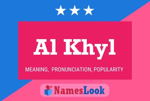 ملصق اسم Al Khyl