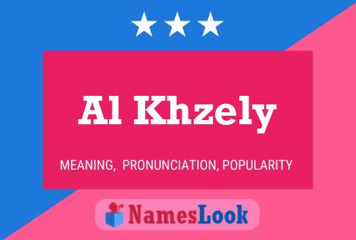 ملصق اسم Al Khzely