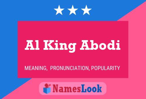 ملصق اسم Al King Abodi