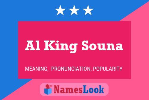 ملصق اسم Al King Souna