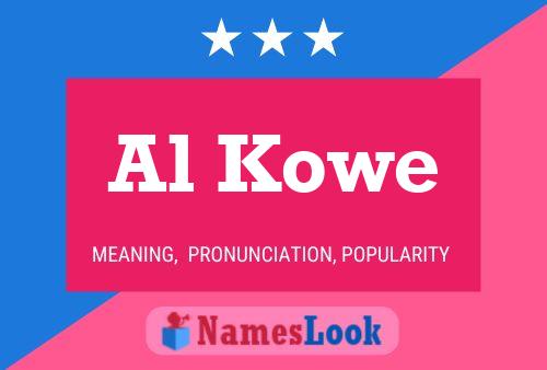 ملصق اسم Al Kowe