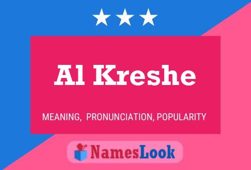 ملصق اسم Al Kreshe