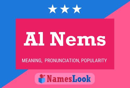 ملصق اسم Al Nems