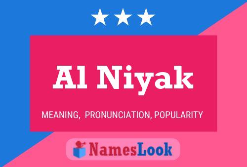 ملصق اسم Al Niyak