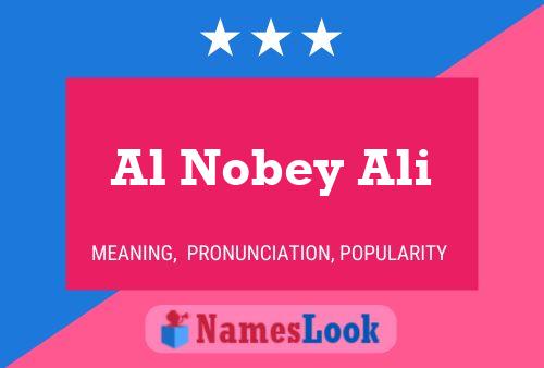 ملصق اسم Al Nobey Ali