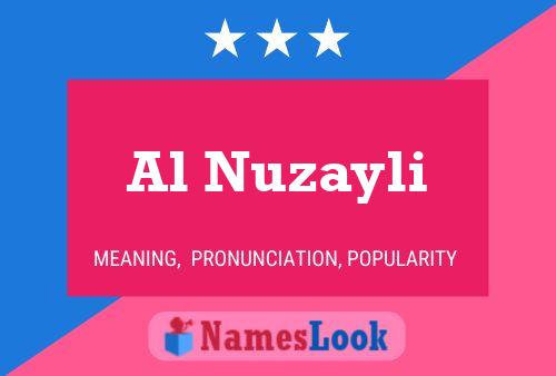 ملصق اسم Al Nuzayli