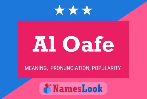 ملصق اسم Al Oafe