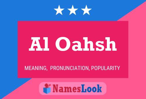 ملصق اسم Al Oahsh