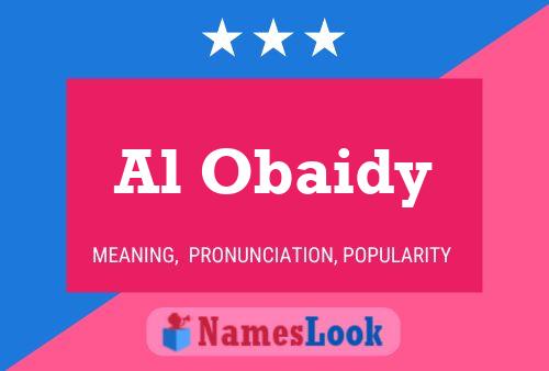 ملصق اسم Al Obaidy