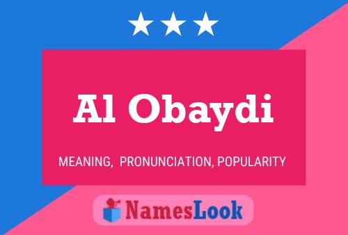 ملصق اسم Al Obaydi