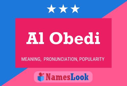 ملصق اسم Al Obedi