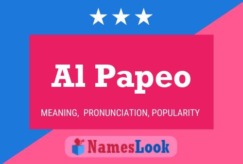 ملصق اسم Al Papeo