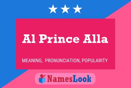 ملصق اسم Al Prince Alla