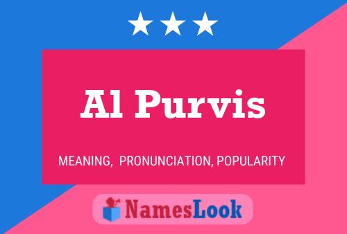 ملصق اسم Al Purvis