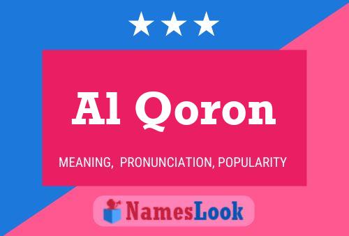 ملصق اسم Al Qoron