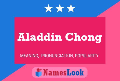 ملصق اسم Aladdin Chong