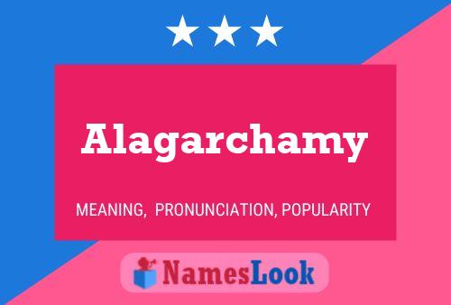 ملصق اسم Alagarchamy