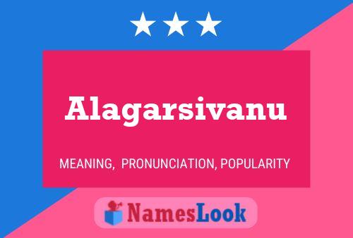 ملصق اسم Alagarsivanu