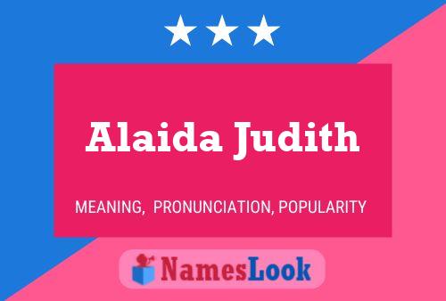 ملصق اسم Alaida Judith