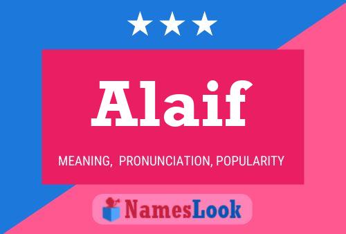 ملصق اسم Alaif