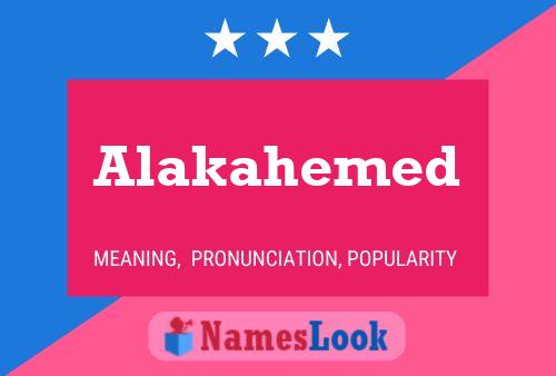 ملصق اسم Alakahemed