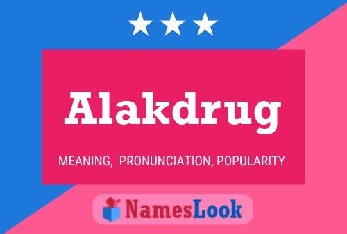 ملصق اسم Alakdrug