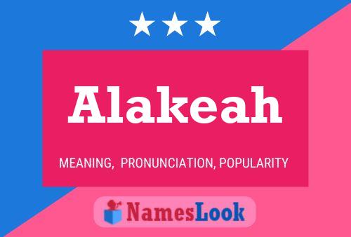 ملصق اسم Alakeah