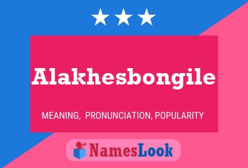 ملصق اسم Alakhesbongile