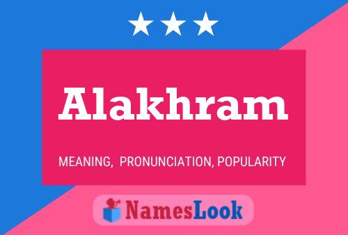 ملصق اسم Alakhram