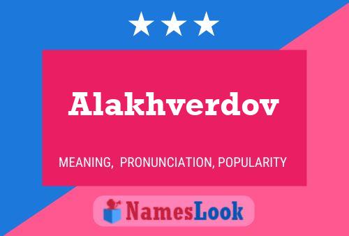 ملصق اسم Alakhverdov